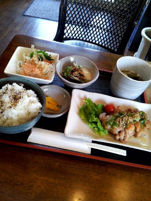 鳥取市布勢 Cafe Poem で昼飯を食う チョコバットの鳥取徒然草